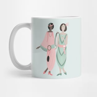 Art Deco flapper girls Mug